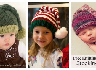 Stocking Hat Free Knitting Pattern