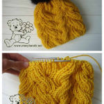 Sunnyside Cable Hat Free Knitting Pattern