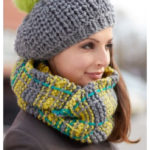 Winter Weather Hat and Cowl Set Free Knitting Pattern