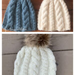 Cable It Up Hat Free Knitting Pattern