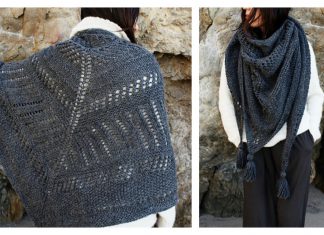 Cambria Wrap Free Knitting Pattern