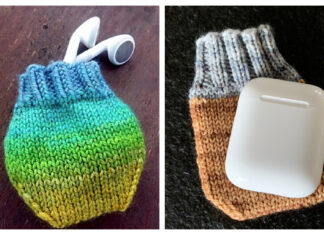 Earbud Pouch Knitting Pattern