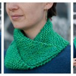 Easy Dissymmetry Cowl Free Knitting Pattern
