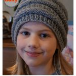 Easy Slouchy Beanie Hat Free Knitting Pattern