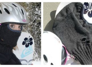 Helmet Liner Free Knitting Pattern