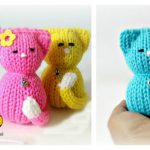 How to Loom Knitting Kitty Cat Amigurumi