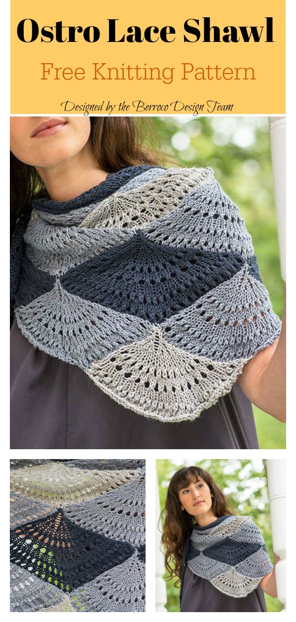 Ostro Lace Shawl Free Knitting Pattern