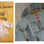 Quick Baby Sweater Free Knitting Pattern