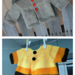 Quick Oats Baby Sweater Free Knitting Pattern