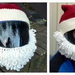 Santa Helmet Free Knitting Pattern