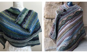 Stitch Sampler Shawl Free Knitting Pattern