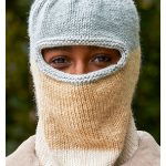 Striped Balaclava Free Knitting Pattern