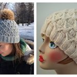 Wickerwork Hat Free Knitting Pattern