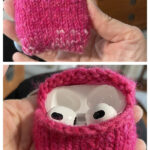 Wireless Earbud Cozy Free Knitting Pattern