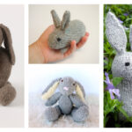 10 Amigurumi Bunny Rabbit Free Knitting Pattern