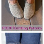 Chunky Slipper Socks FREE Knitting Pattern