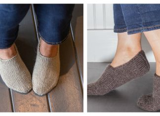 Chunky Slipper Socks FREE Knitting Pattern