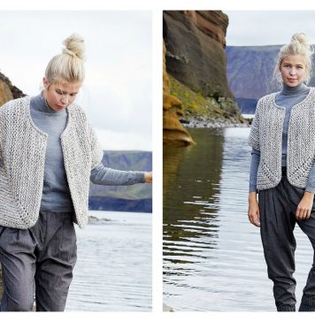 Jutka Cardigan Free Knitting Pattern