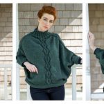 Kombu Poncho Free Knitting Pattern