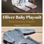 Oliver Baby Playsuit Free Knitting Pattern