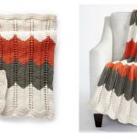 Ripple and Ridge Afghan Blanket Free Knitting Pattern and Video Tutorial