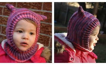 Seamless Kitty Cat Hat Free Knitting Pattern