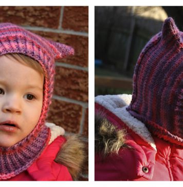 Seamless Kitty Cat Hat Free Knitting Pattern