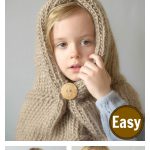Bunny Hooded Shawl Free Knitting Pattern