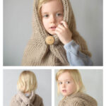 Bunny Hooded Shawl Free Knitting Pattern