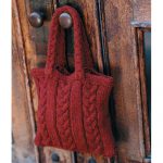 Cabled Bag Free Knitting Pattern
