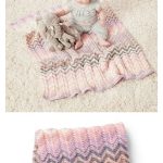Chevron Baby Blanket Free Knitting Pattern