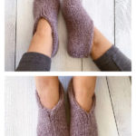 Easy Slippers Free Knitting Pattern