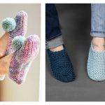 Easy Slippers Free Knitting Pattern