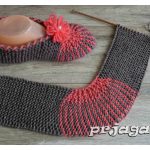 Easy slippers Free Knitting Pattern and Video Tutorial