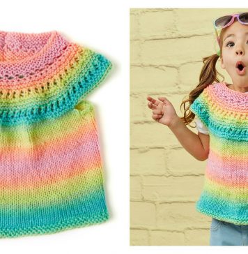 Girl Time Tunic Free Knitting Pattern