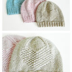 Heart baby Hat Free Knitting Pattern
