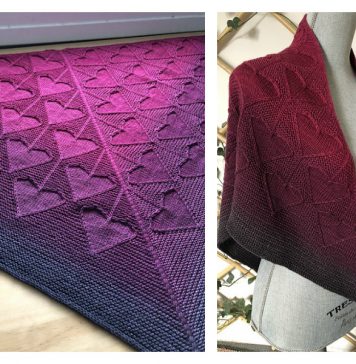 Heartstrings Shawl Knitting Pattern