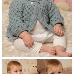 Lace Baby Cardigan Free Knitting Pattern