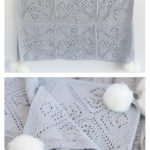 Lace Block Flora Blanket Knitting Pattern