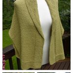 Collared Sweater Wrap Free Knitting Pattern