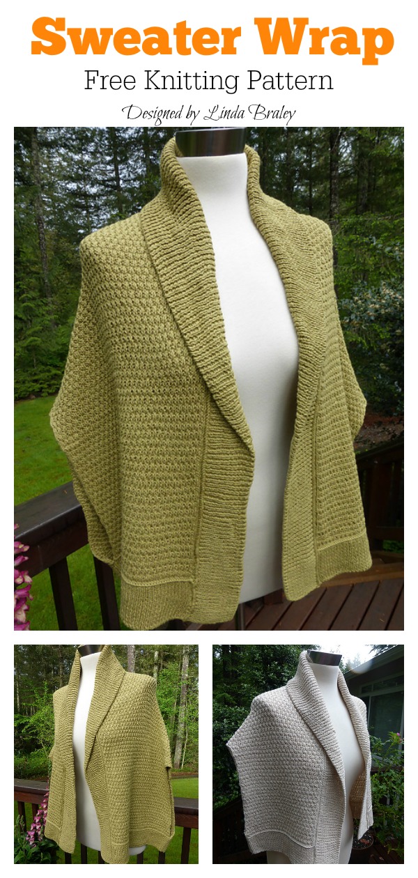 Sweater Scarf Free Knitting Pattern