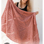 Sweet Nordic Rose Lace Block Blanket Free Knitting Pattern