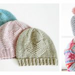 Valentine Heart Baby Hat Free Knitting Pattern