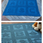 ABC Baby Blanket Free Knitting Pattern