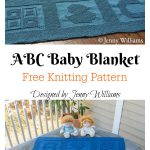 Alphabet Afghan Baby Blanket Free Knitting Pattern