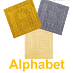 Alphabet Dishcloth or Afghan Squares Free Knitting Pattern