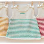 Baby Pinafore Dress Free Knitting Pattern