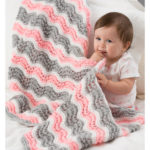Chevron Baby Blanket Free Knitting Pattern