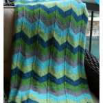 Chevron Baby Blanket Free Knitting Pattern