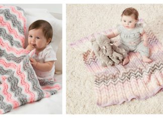 Chevron Baby Blanket Free Knitting Pattern